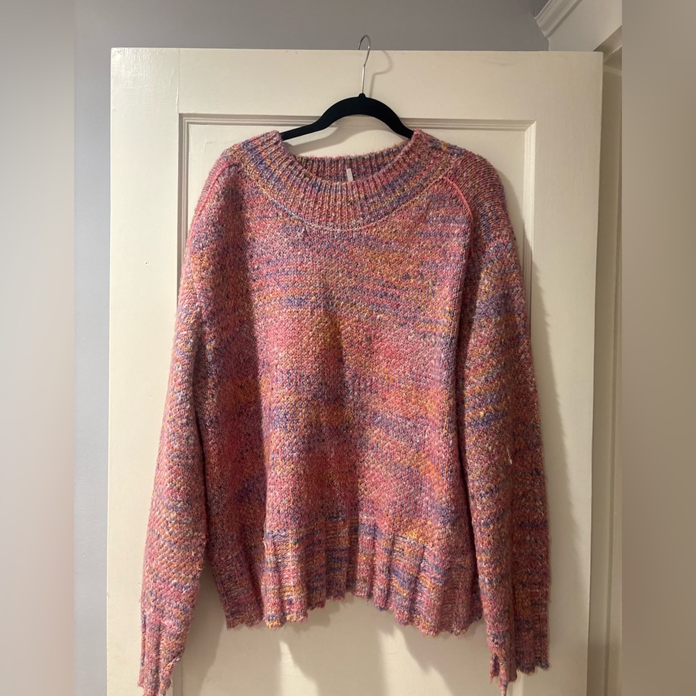 Free People Cotton Candy Pullover Sweater